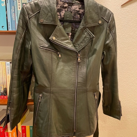 Derimod Mayfair Leather Jacket Size M - Picture 5 of 16